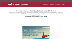 Desktop Screenshot of ohenrylibrary.com
